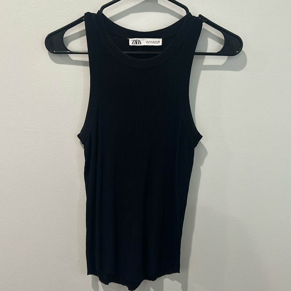 Zara black tank